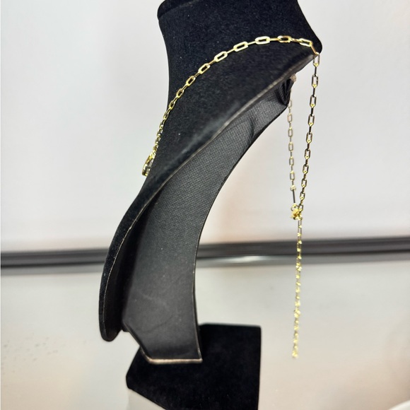 NWT Melinda Maria Drop of Perfection Gold/White Diamondettes - Picture 4 of 5